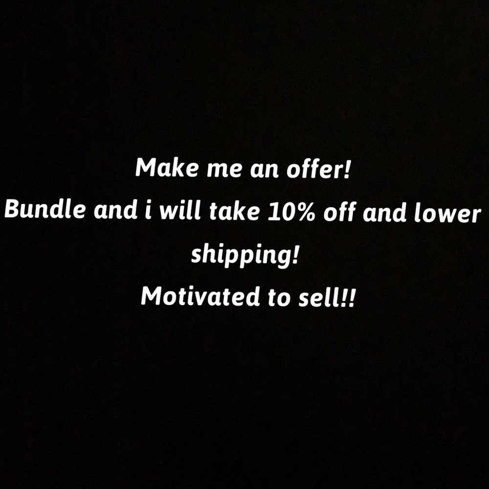 Make me an offer!